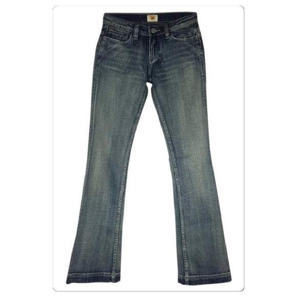 Antik denim distressed faded flare jeans size 25 - Picture 1 of 4